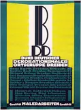 Atelier Richter & Zinzow, Bund Deutscher Dekorationsmaler Ortsgruppe Dresden, 1928, poster