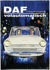 Charles Burki, DAF variomatic Volautomatisch, 1965, poster