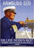 Ottomar C.J. Anton, HSDG Hamburg-Süd Billige Reisen nach dem Nordland und den Glücklichen Inseln