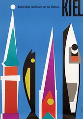 Hans & Sigrid Lämmle, Kiel an der Ostsee, 1965, poster