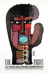 Celestino Piatti, The Fight. The World Heavyweight Championship, 1971, poster
