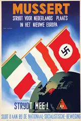 van Altena, Mussert Strijdt mee! NSB, 1940, poster