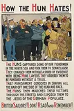 David F. Wilson, How the Hun Hates! British Sailors! Look! Read! and Remember!, poster