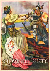 Giovanni Capranesi, Sottoscrivete al Prestito, 1917, poster