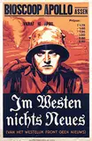 Joop v.d. Berg, Movie: "Im Westen nichts Neues" Bioscoop Apollo Assen, 1929, poster