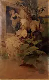 Alphonse Mucha, without text (La Chasse/The Hunt)