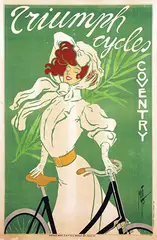 Misti, Triumph Cycles Coventry, 1907, poster