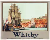 Fred Tayler, Whitby Capt. Cook Embarking on the "Resolution" in 1776, poster