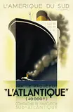 Cassandre, L'Amerique du Sud, L'Atlantique, 1983, poster