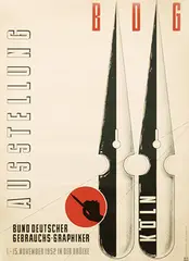 Jupp Kuckartz, Ausstellung Bunddeutscher Gebrauchs-Graphiker Köln, 1952, poster