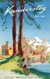 Pièrre Monnerat, Kandersteg Schweiz, 1948, poster