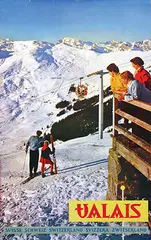 Heinrich Schellenberg, Valais, 1959, poster