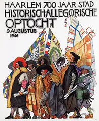 Herman Moerkerk, Haarlem Historisch-Allegorische Optocht, poster