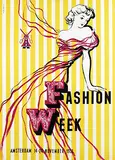 Wladimir Flem, Fashion week Amsterdam, 1951, poster
