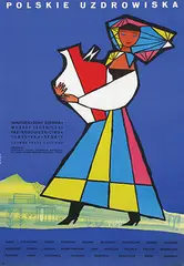 Jan Adriaens, Polskie Uzdrowiska (Polish Spas Sanatoria), poster