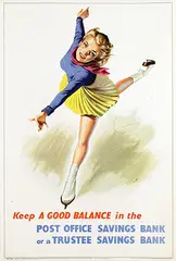Le Bon, Keep A Good Balance in the Post Office Savings Bank, poster