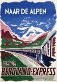 Jan de Haan, Naar de Alpen met de Bergland-Express, poster
