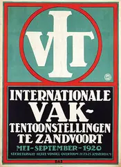 Pieter Das, Internationale VAK-Tentoonstelling te Zandvoort, 1920, poster