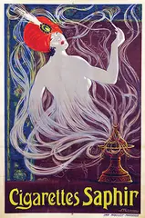 Stephano, Cigarettes Saphir, poster
