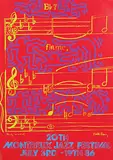 Keith Haring & Andy Warhol, Montreux Jazz Festival, 1986, poster