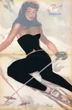 Carols, la Pin-up Déshabillable (undressable), poster