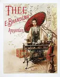 Thee E. Brandsma Amsterdam (Tao Ming) by Ernst S. Witkamp & Nicolaas van der Waay, 1891, poster, sold Jan 2019