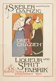 A. Otto Fischer, J.S. Keiler Danzig Liqueur und Sprit Fabrik, poster