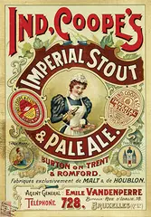 Monogram Es, Ind, Coope's Imperial & Pale Ale Stout Bruxelles, poster