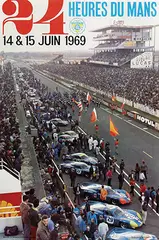 André Delourmel, 24 Heures du Mans, 1969, poster