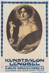 Hans Deiters, Kunstsalon Lenobel, Ständige Kunstausstellung Cöln, 1905, poster