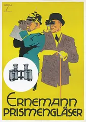 Ludwig Hohlwein, Ernemann Prismengläser, 1925, poster