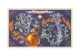 Lucien Boucher, Air France Planisphere (Zodiac) (Lockheed Constellation), 1951, poster