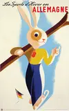 Alexander Wagner, Les Sports d'Hiver en Allemagne, poster