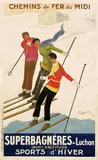 Superbagnères-Luchon Sports d'Hiver by Leonetto Cappiello, 1929, poster, sold Jan 2019