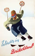 Leo Nix, Winter in Deutschland, poster