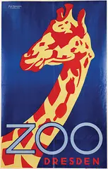 Horst Naumann, ZOO Dresden, 1936, poster