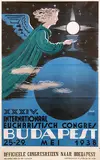 Initials M.C.P., Budapest Internationaal Eucharistisch Congres, 1938, poster