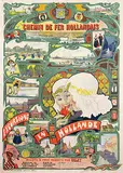 H. Gray, Chemin de Fer Hollandais Excursions en Hollande, poster