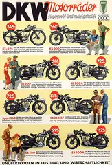 Richard Blank, DKW Motorräder, 1937, poster