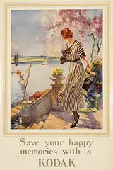 John E. Sutcliffe, Save your happy memories with a Kodak, poster