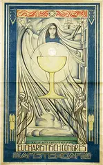 Jan Th. Toorop, Eucharistisch Congres Amsterdam, 1924, poster