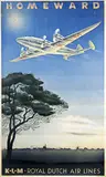 Paulus Casper Erkelens, KLM Homeward, 1944, poster