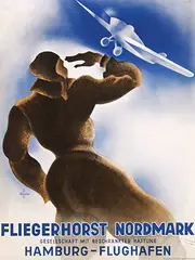 C.P. Hilscher, Fliegerhorst Nordmark Hamburg-Flughafen, poster