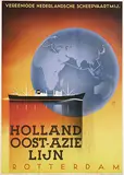 Jan Lavies, Holland Oost-Azie Lijn Rotterdam, poster