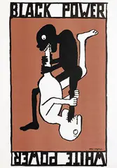 Tomi Ungerer, Black Power White Power, 1967, poster