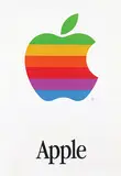 Apple by Rob Janoff & Steve P. Jobs, 1990, poster, sold Jan 2019