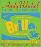 Pasadena Art Museum Andy Warhol Brillo soap pads by Andy Warhol, 1970, poster, sold Jan 2019