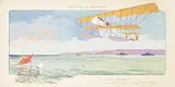 Marguerite Gamy, Meeting de Deauville Le moteur Renault conduit à la victoire l'appareil M. Farman, 1913, poster