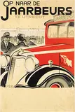 Henri C. Pieck, Op naar de Jaarbeurs te Utrecht, 1922, poster