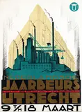 Henri C. Pieck, Nederlandsche Jaarbeurs Internationaal Utrecht 9 t/m 18 maart, 1926, poster